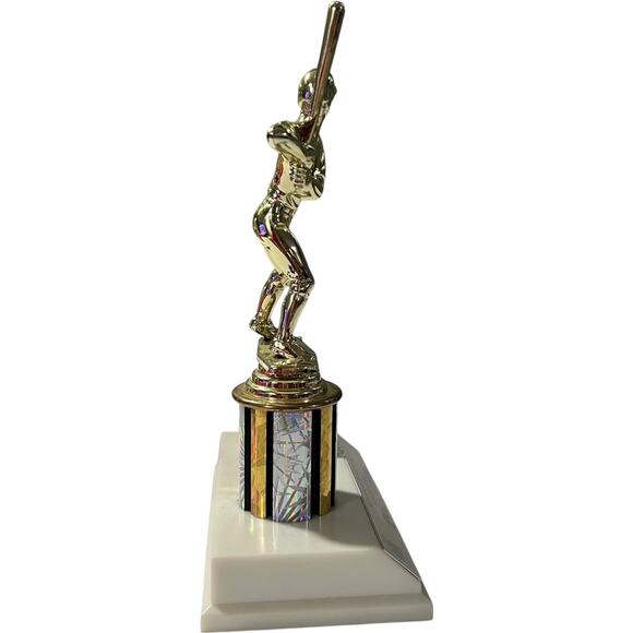 Trophy gold white baseball batter 2003 - Picture 3 of 7